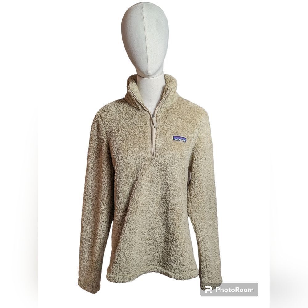 Patagonia Greenish Tan Fuzzy Pullover